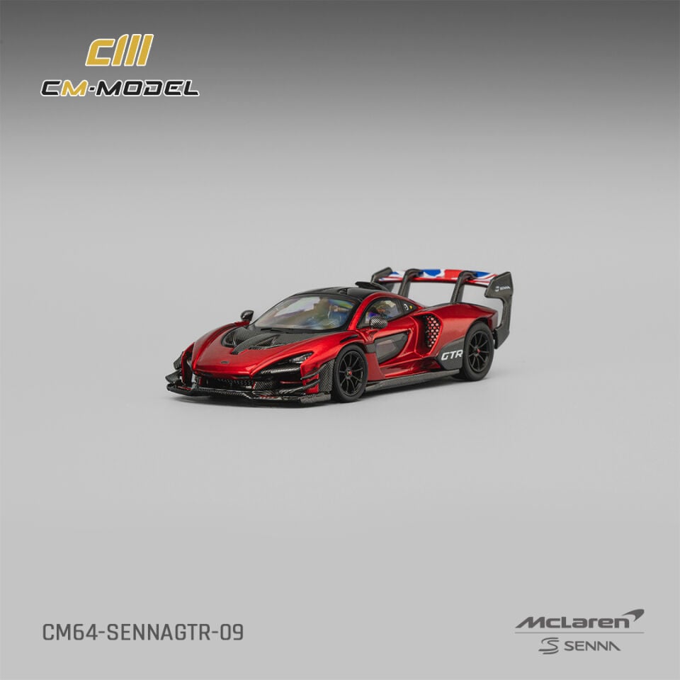 CM Model 1:64 McLaren Senna GTR Red