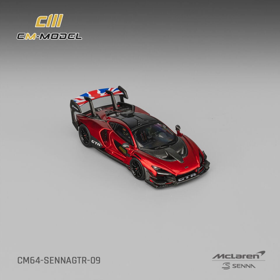 CM Model 1:64 McLaren Senna GTR Red