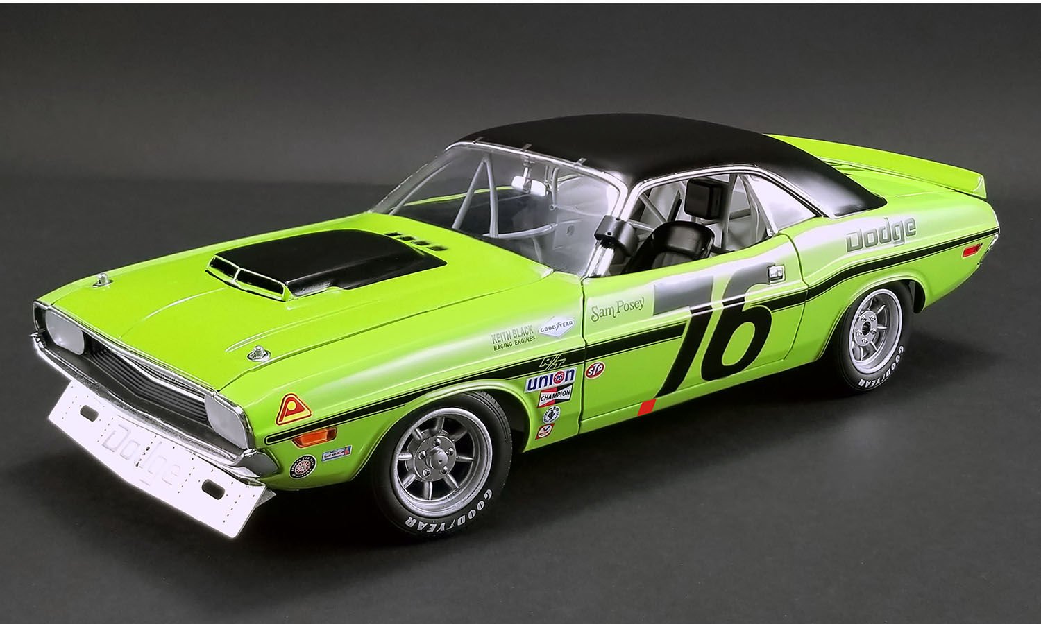 ACME DODGE CHALLENGER TRANS AM #76 SAM POSEY 1970 1:18