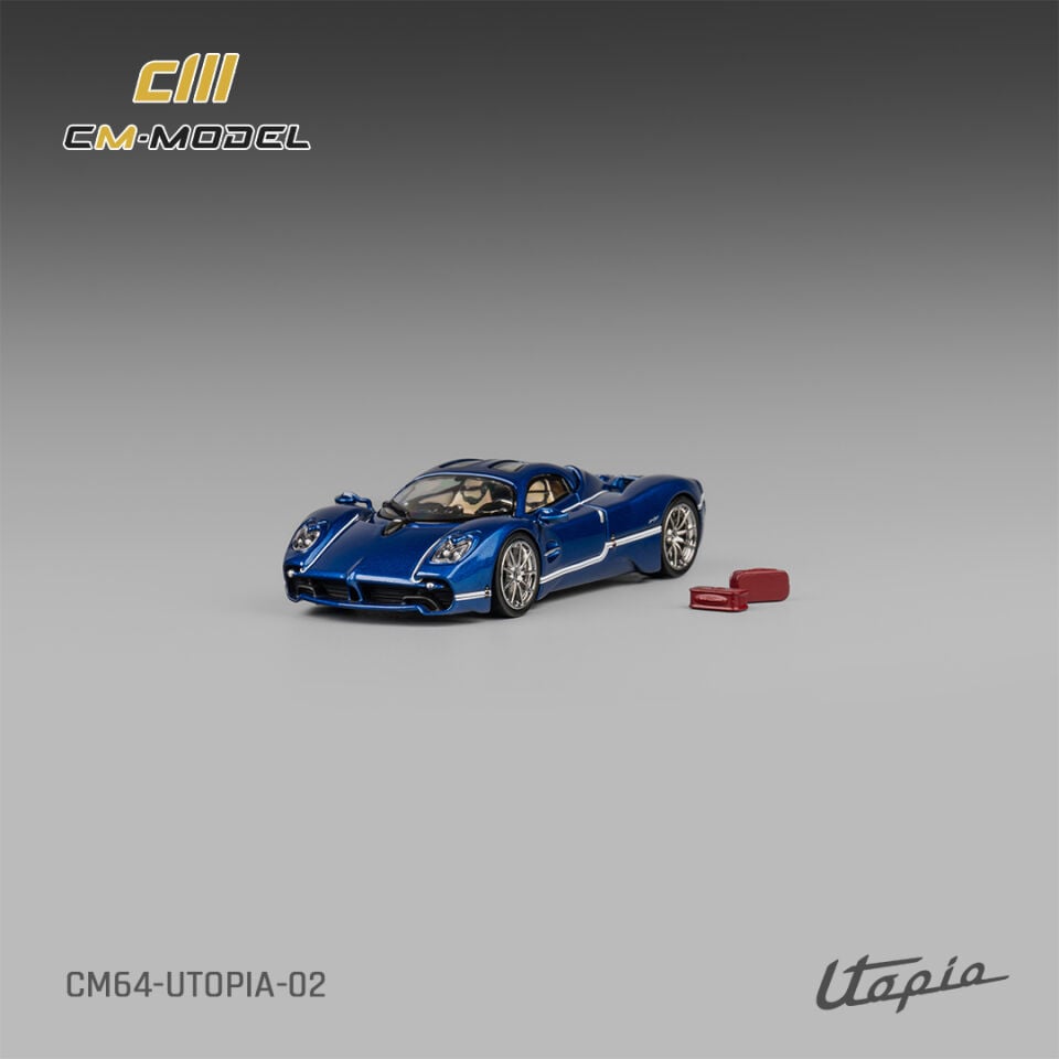 CM Model 1:64 Pagani Utopia Metallic Blue