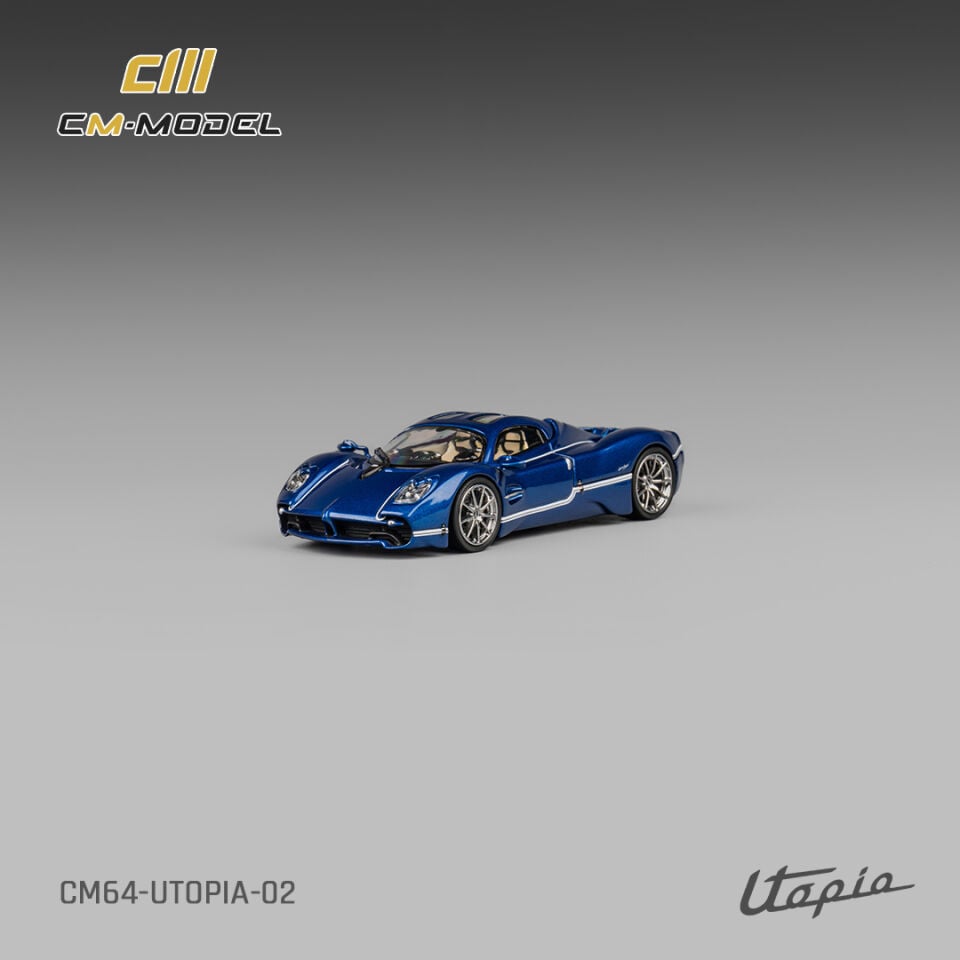 CM Model 1:64 Pagani Utopia Metallic Blue