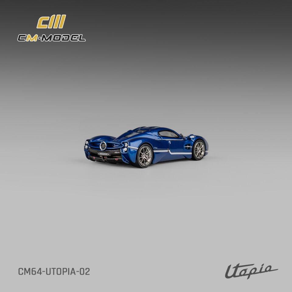 CM Model 1:64 Pagani Utopia Metallic Blue