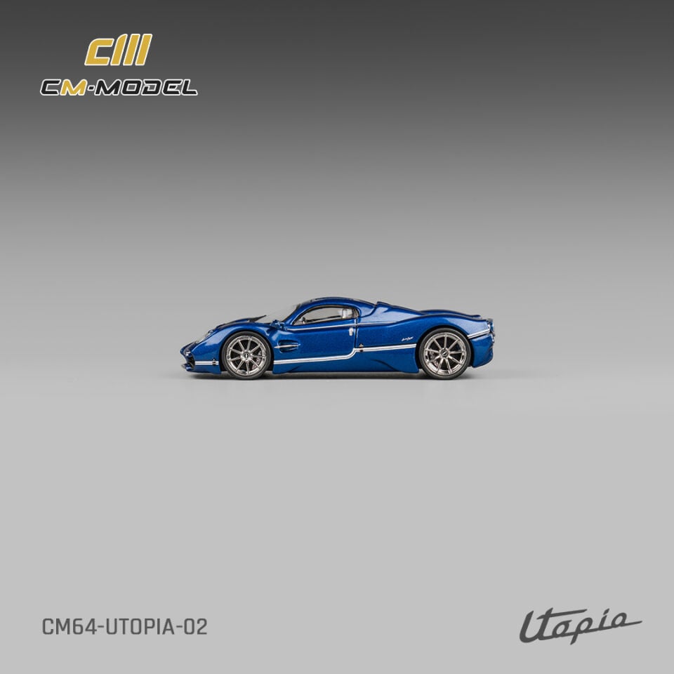 CM Model 1:64 Pagani Utopia Metallic Blue