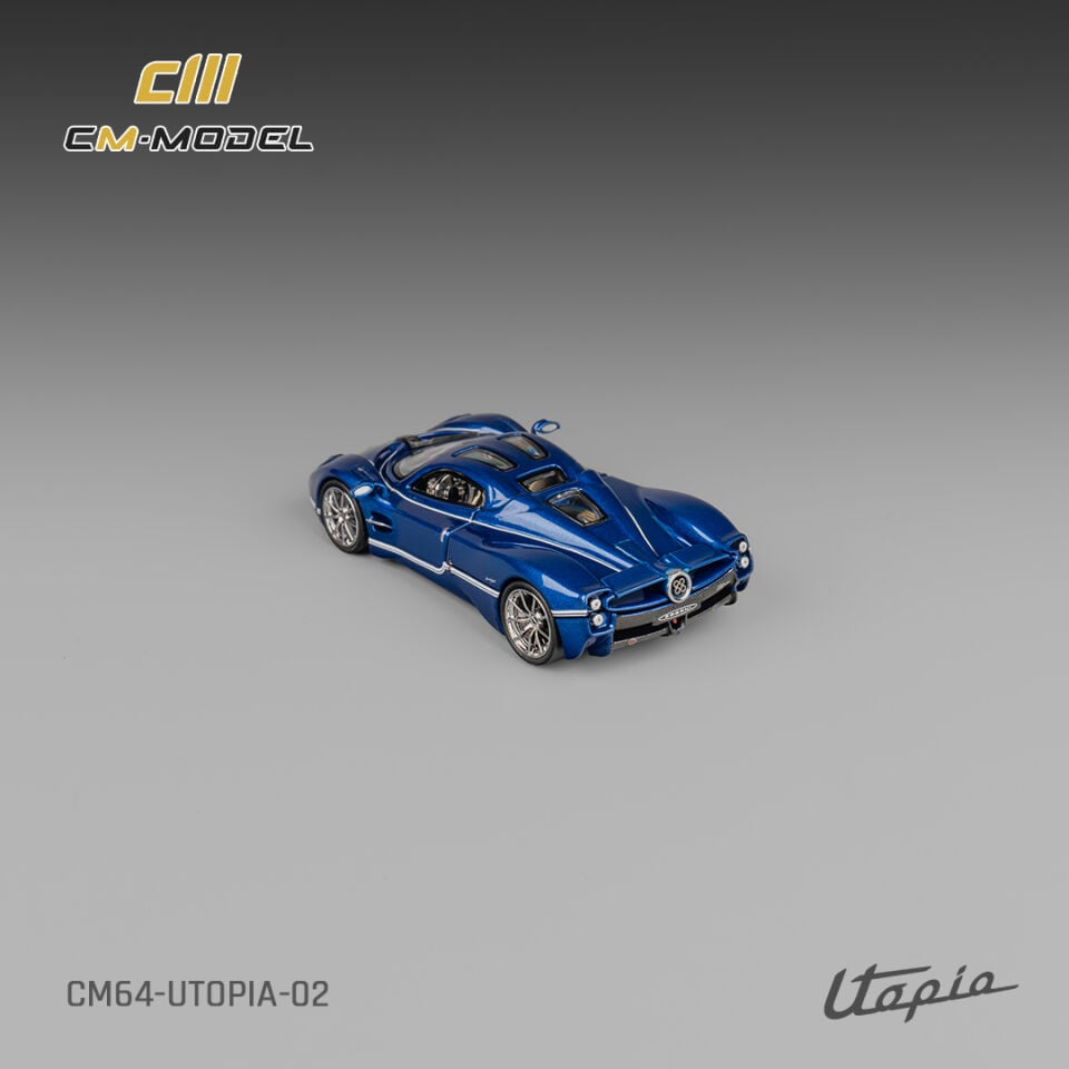 CM Model 1:64 Pagani Utopia Metallic Blue