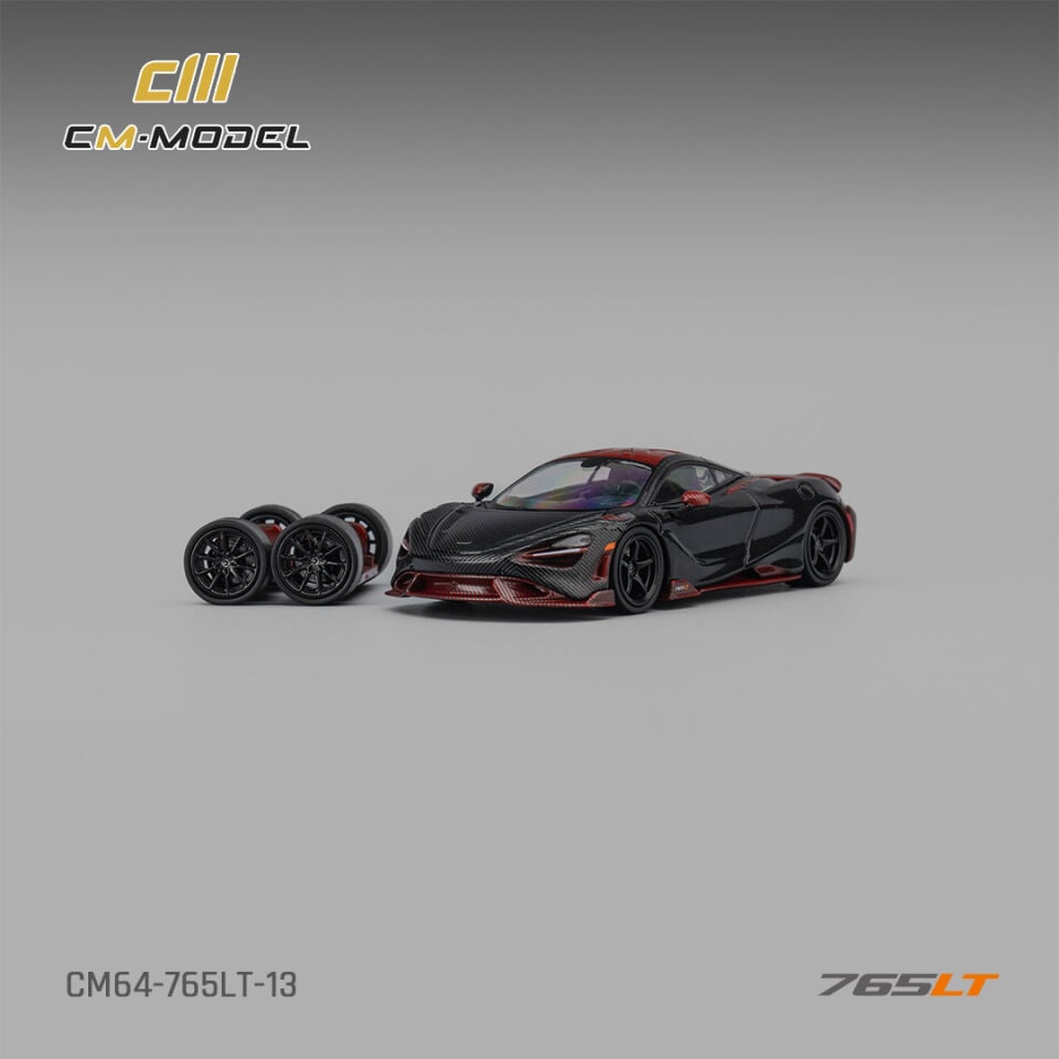 CM Model 1:64 McLaren 765LT Carbon Red