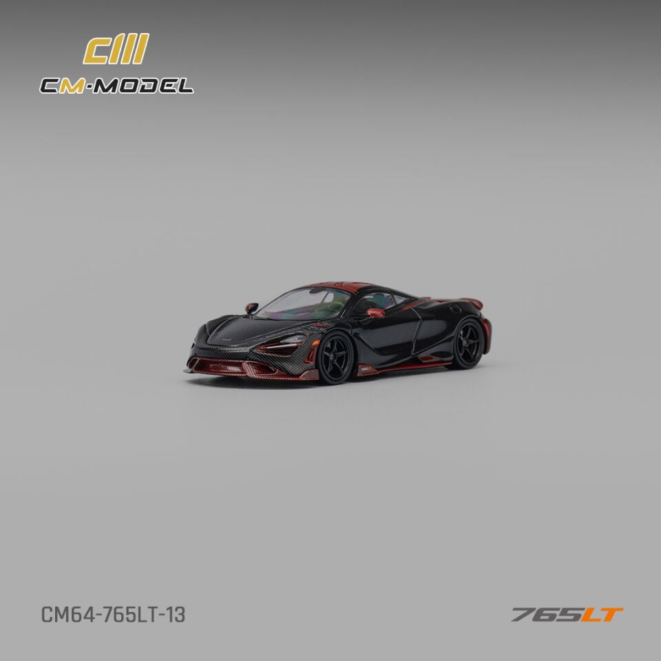 CM Model 1:64 McLaren 765LT Carbon Red