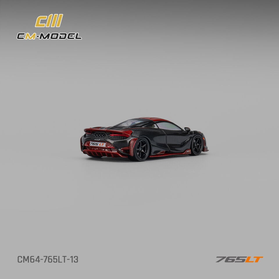 CM Model 1:64 McLaren 765LT Carbon Red
