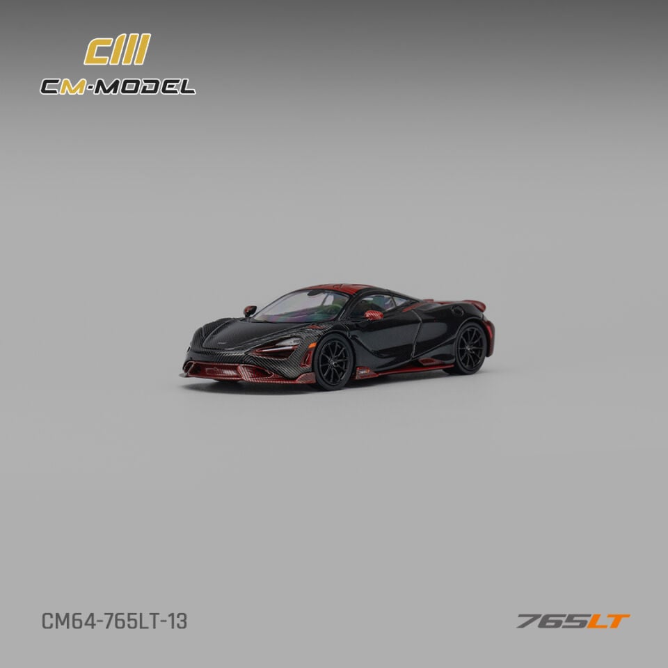 CM Model 1:64 McLaren 765LT Carbon Red