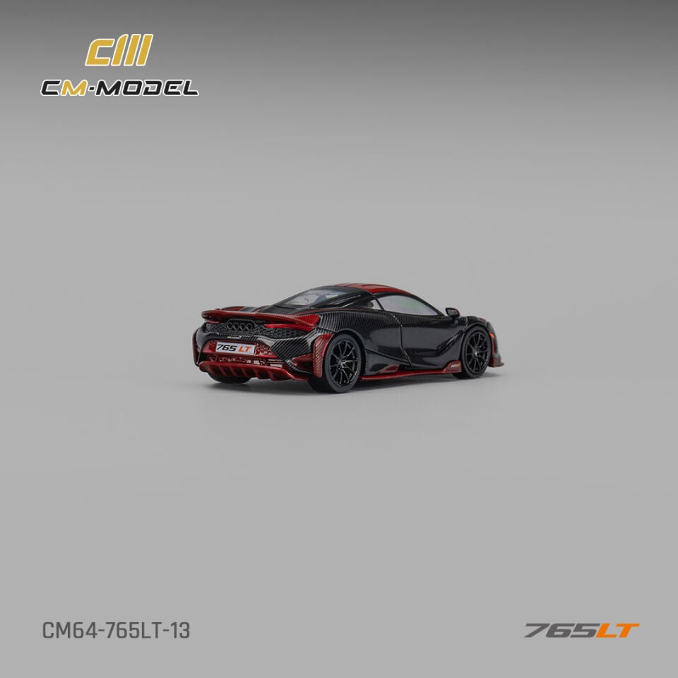 CM Model 1:64 McLaren 765LT Carbon Red