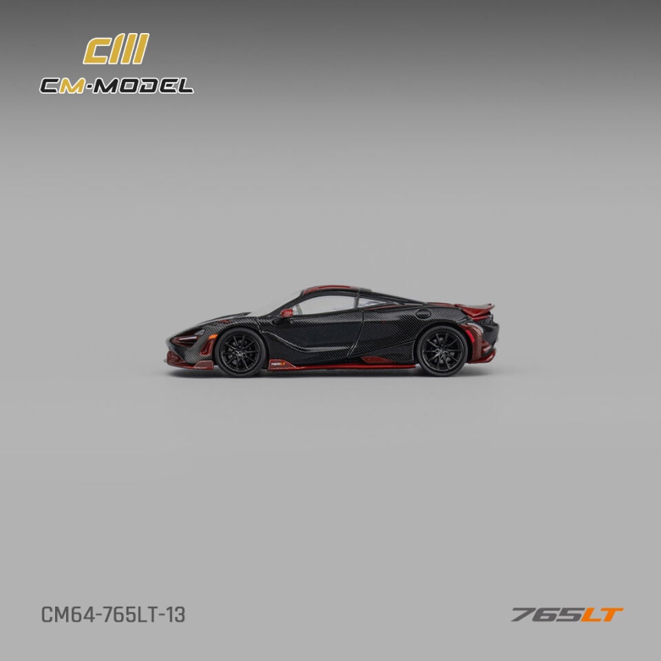 CM Model 1:64 McLaren 765LT Carbon Red