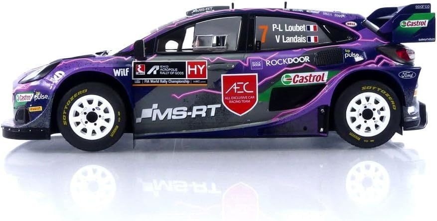 IXO FORD PUMA RALLY1 #7 ACROPOLİS RALLY 2022 1:18