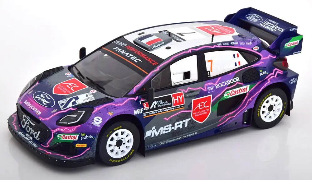 İXO FORD PUMA RALLY1 #7 P-L.LOUBET - V.LANDAIS ACROPOLIS RALLY 2022 1:18