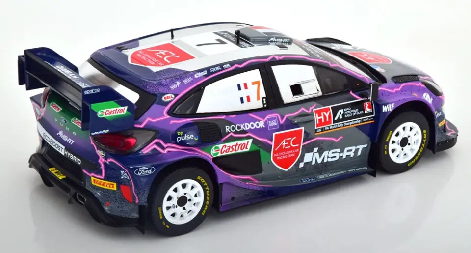 İXO FORD PUMA RALLY1 #7 P-L.LOUBET - V.LANDAIS ACROPOLIS RALLY 2022 1:18