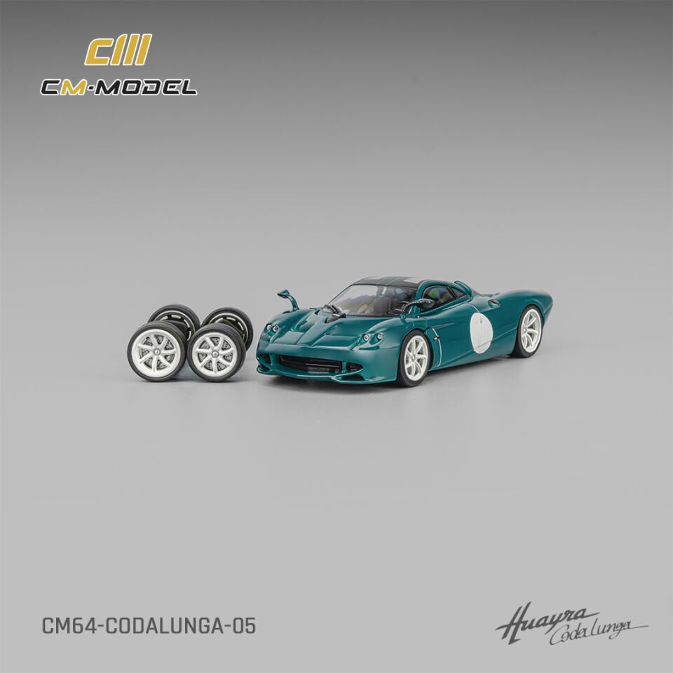 CMmodel 1:64 Pagani Codalunga Long Tail Green
