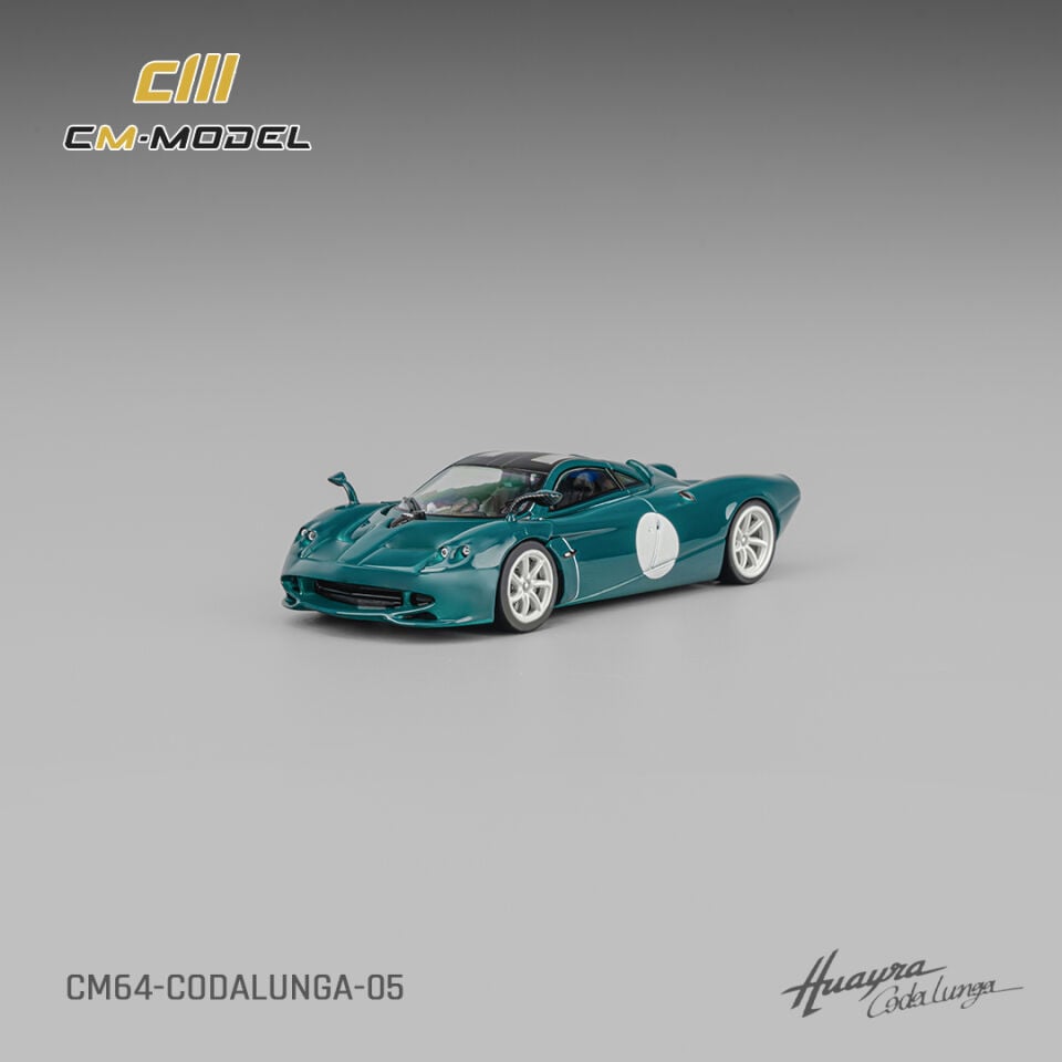 CMmodel 1:64 Pagani Codalunga Long Tail Green
