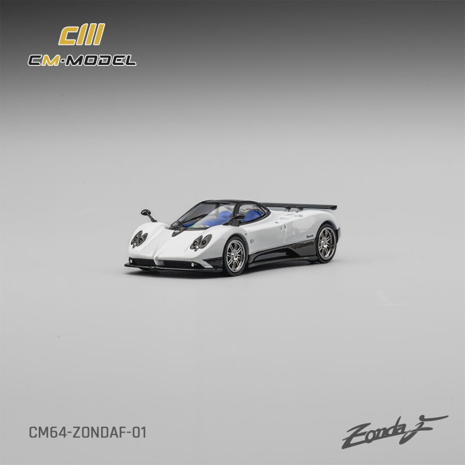 CMModel 1:64 Pagani Zonda f  pearlescent white