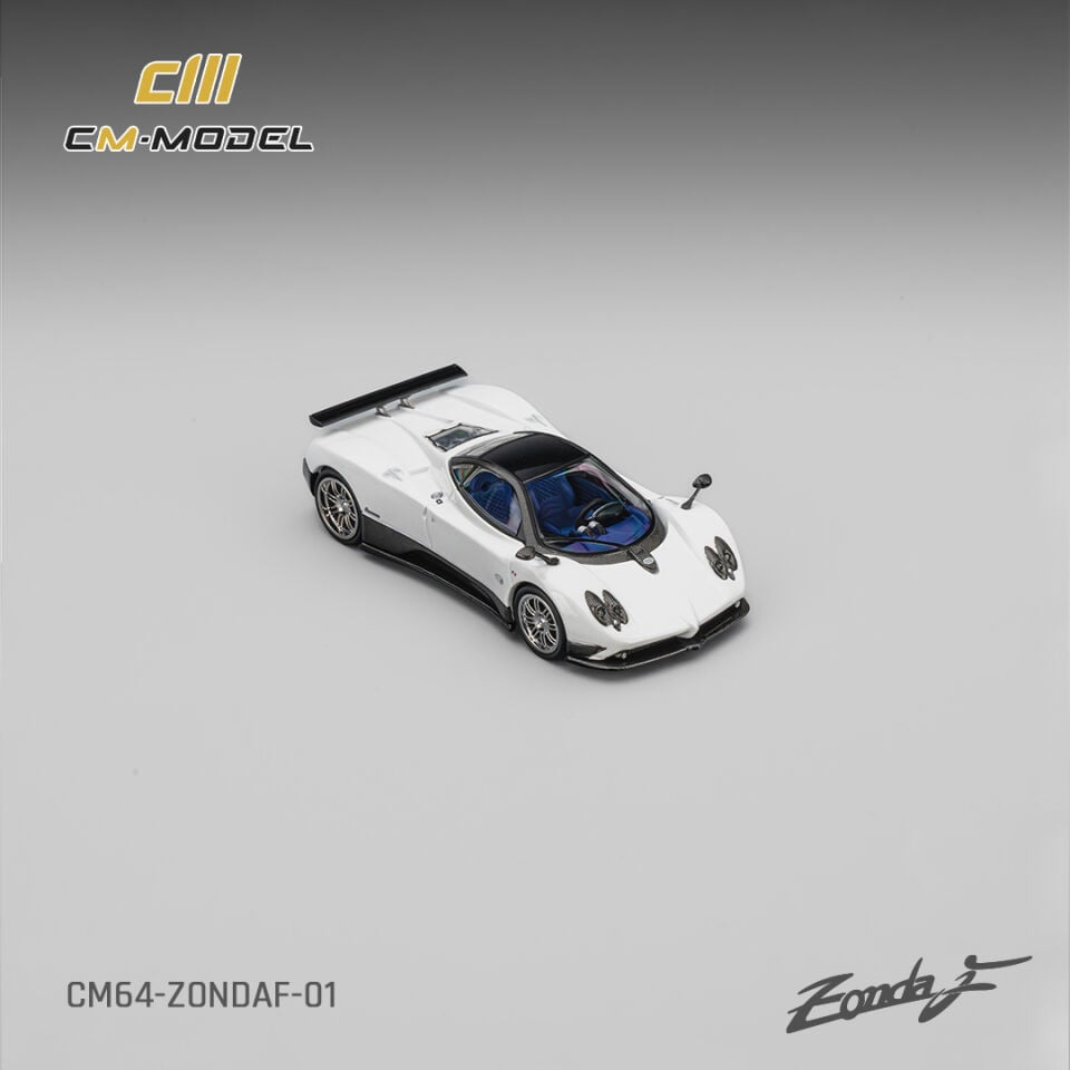CMModel 1:64 Pagani Zonda f  pearlescent white