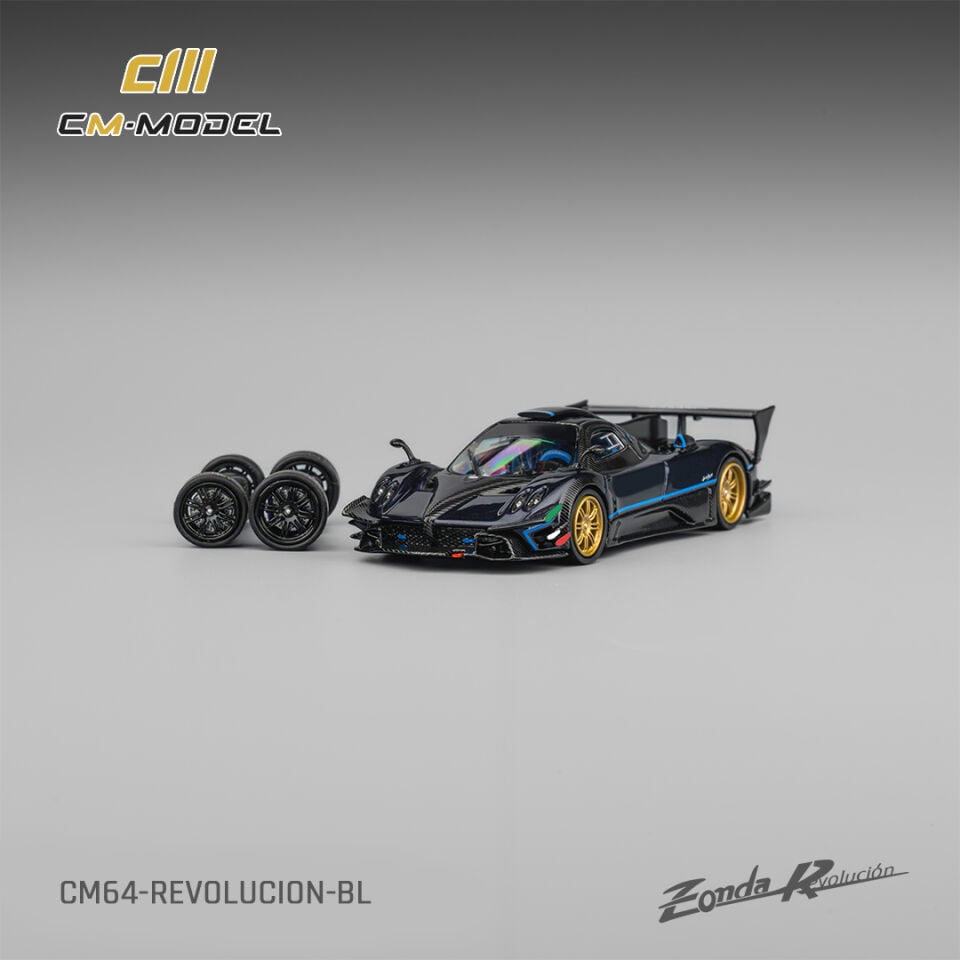 CMModel 1:64 Pagani Zonda REV Metallic Blue BL