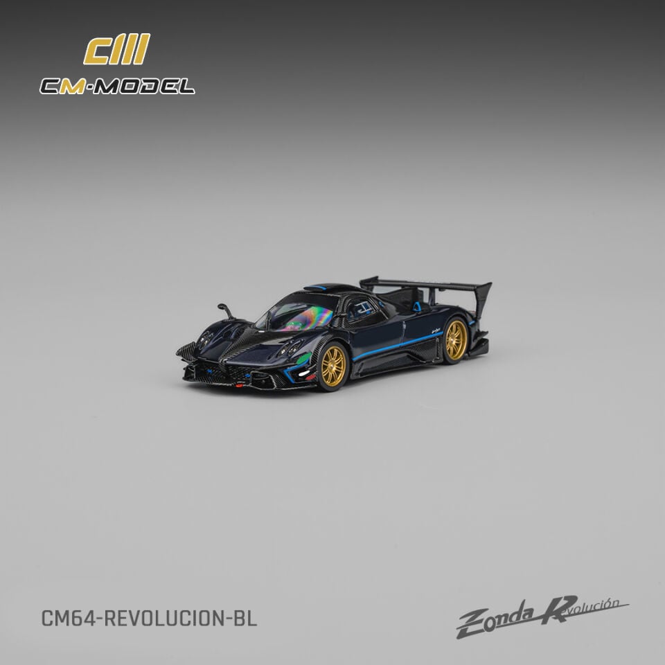 CMModel 1:64 Pagani Zonda REV Metallic Blue BL