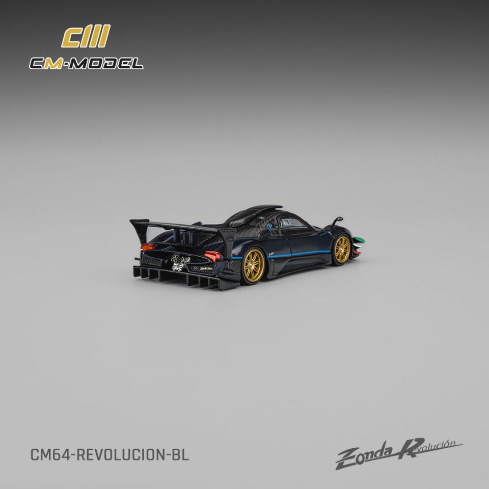 CMModel 1:64 Pagani Zonda REV Metallic Blue BL