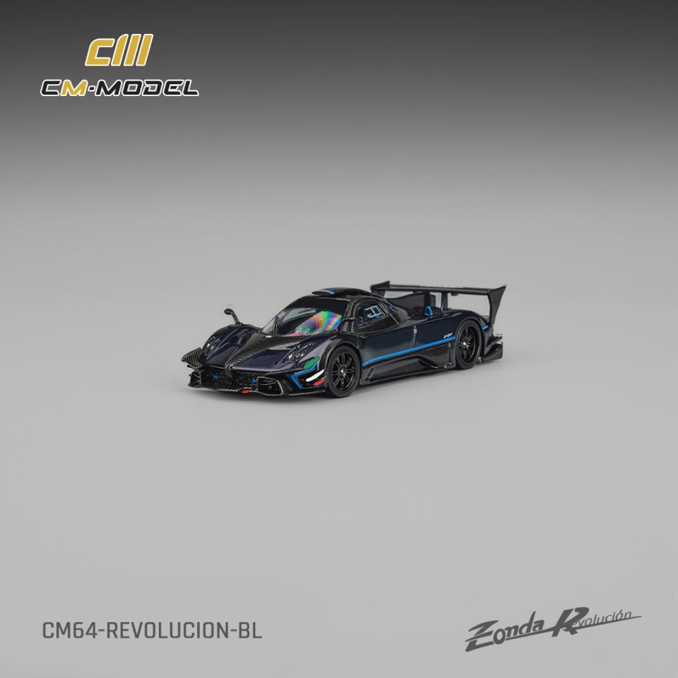 CMModel 1:64 Pagani Zonda REV Metallic Blue BL