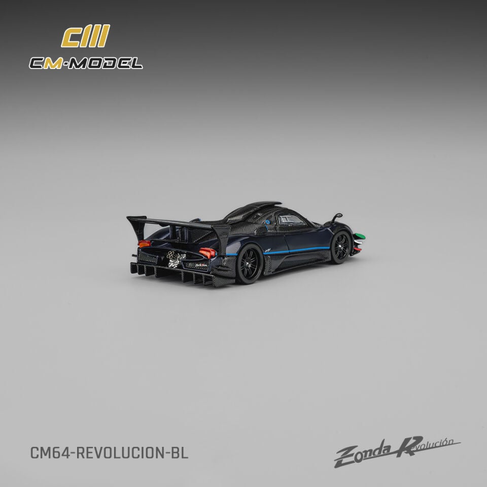 CMModel 1:64 Pagani Zonda REV Metallic Blue BL