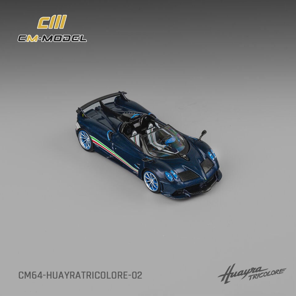 CMModel 1:64 HUAYRATRICOLORE Tricolor convertible