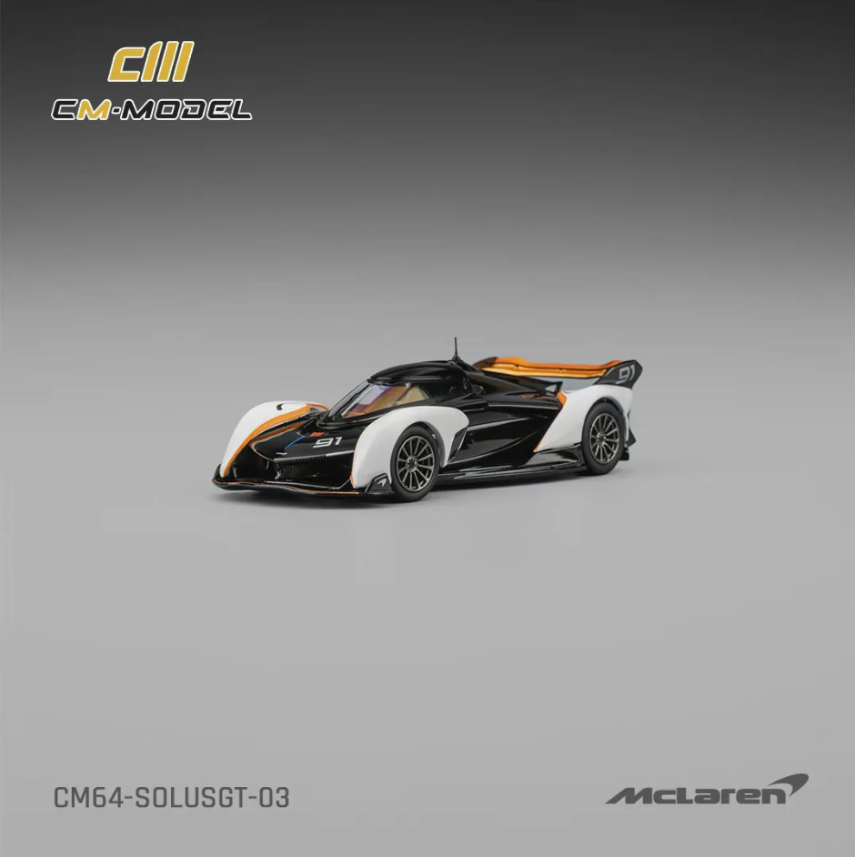 CMmodel  1:64 Mclaren SoulsGTBlack and White