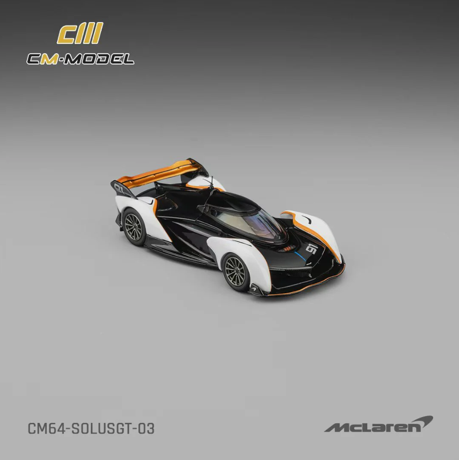 CMmodel  1:64 Mclaren SoulsGTBlack and White