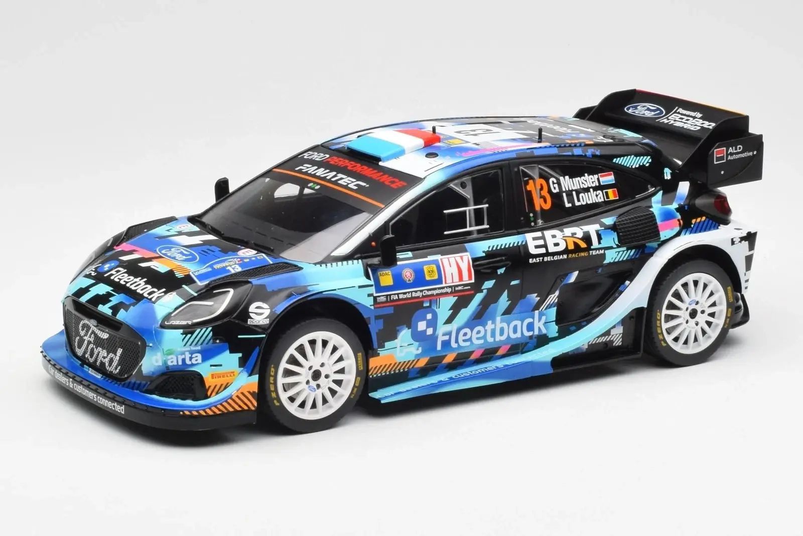 İXO FORD PUMA RALLY1 #13 G.MUNSTER - L.LOUKA CENTRAL EUROPEAN RALLY 2023 1:18