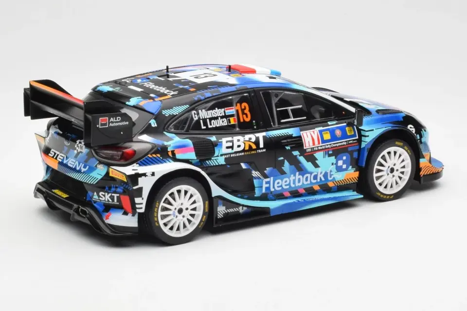 İXO FORD PUMA RALLY1 #13 G.MUNSTER - L.LOUKA CENTRAL EUROPEAN RALLY 2023 1:18