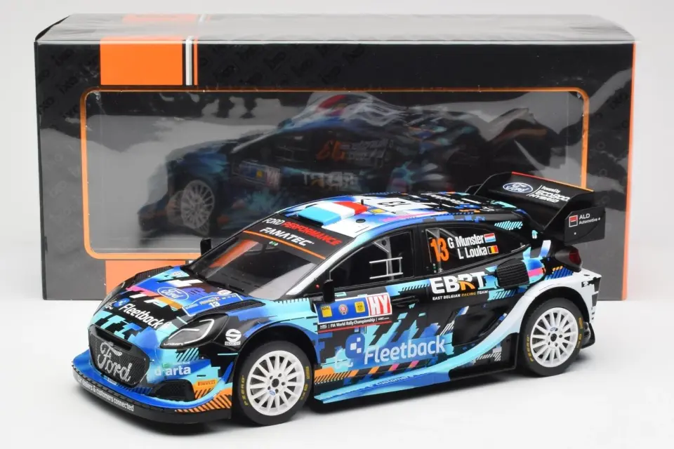 İXO FORD PUMA RALLY1 #13 G.MUNSTER - L.LOUKA CENTRAL EUROPEAN RALLY 2023 1:18