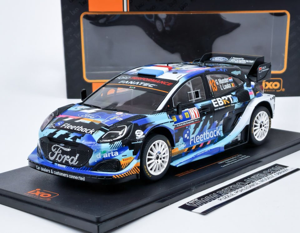 IXO FORD PUMA RALLY1 #13 G.MUNSTER L.LOUKA 1:18