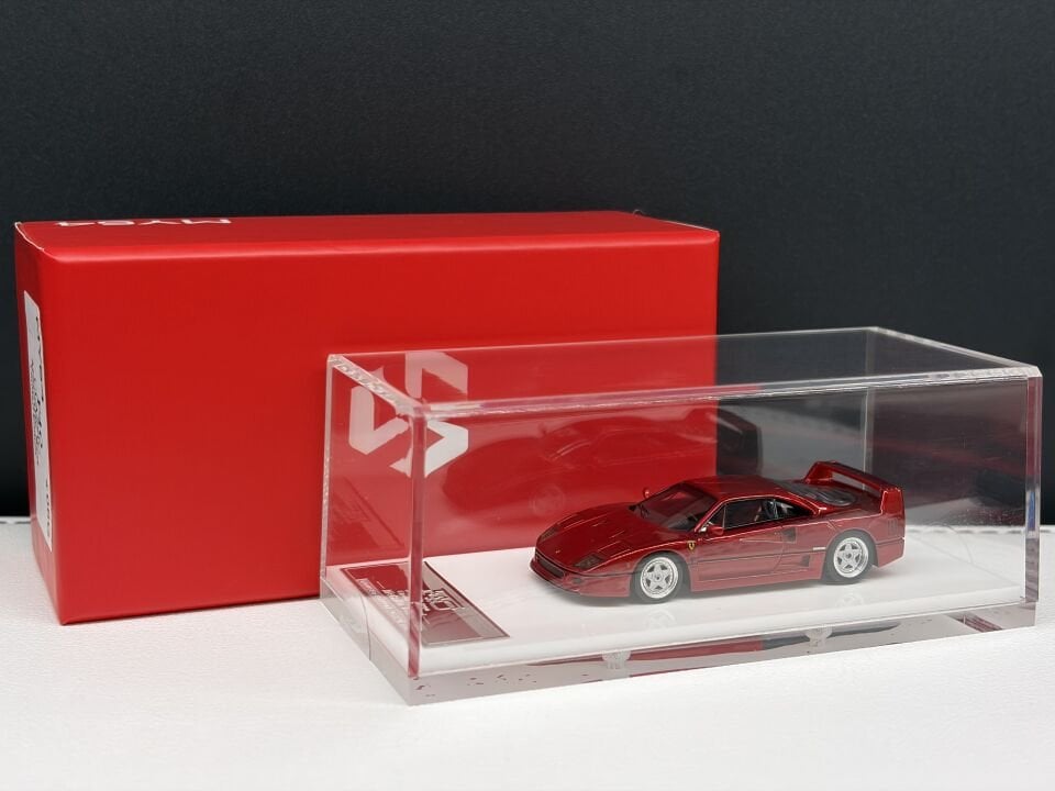 MY64 FERRARI F40 METALLIC RED 1:64