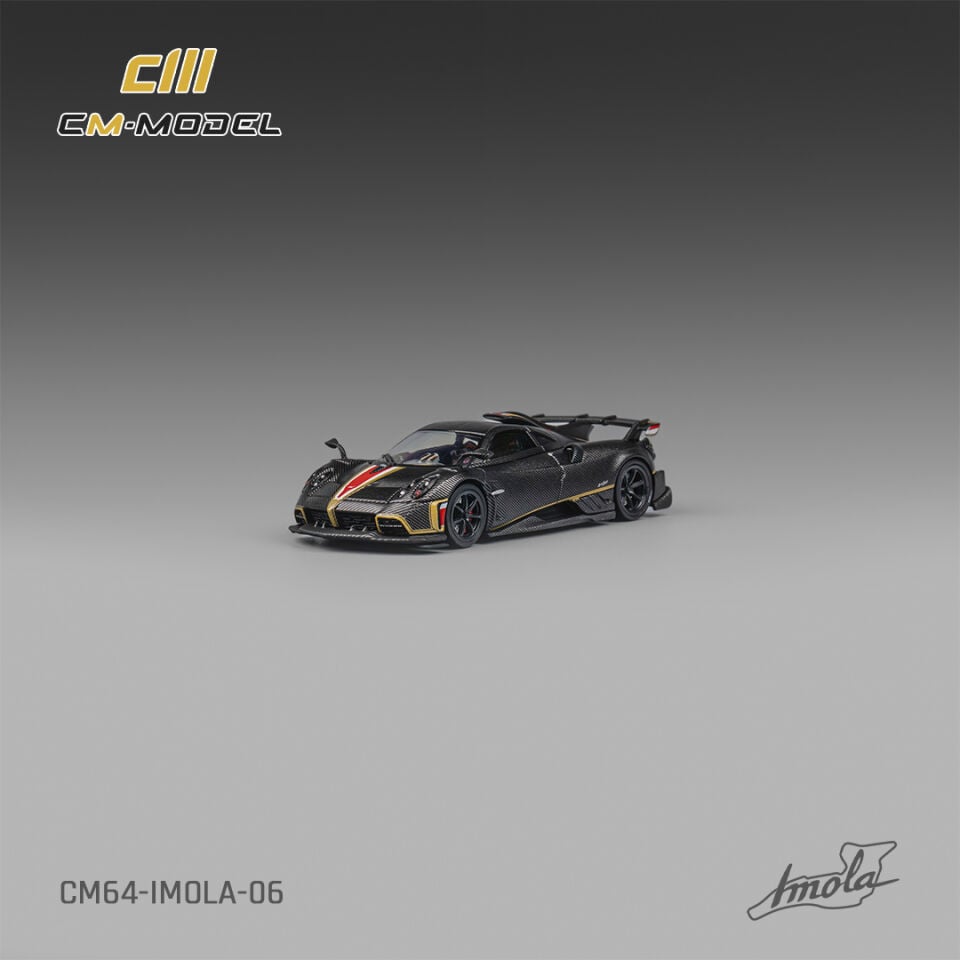 CMModel 1:64 Pagani IMOLA Carbon Gold Wire