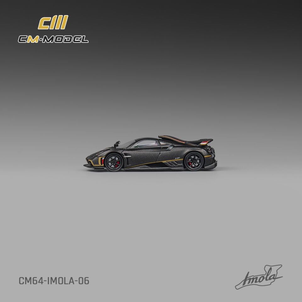 CMModel 1:64 Pagani IMOLA Carbon Gold Wire