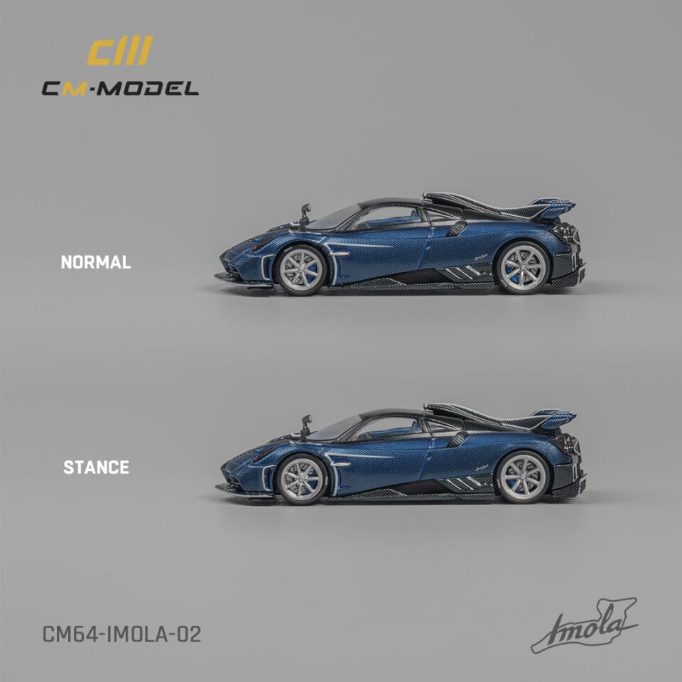 CMModel 1:64 Pagani lmola Blue Carbon