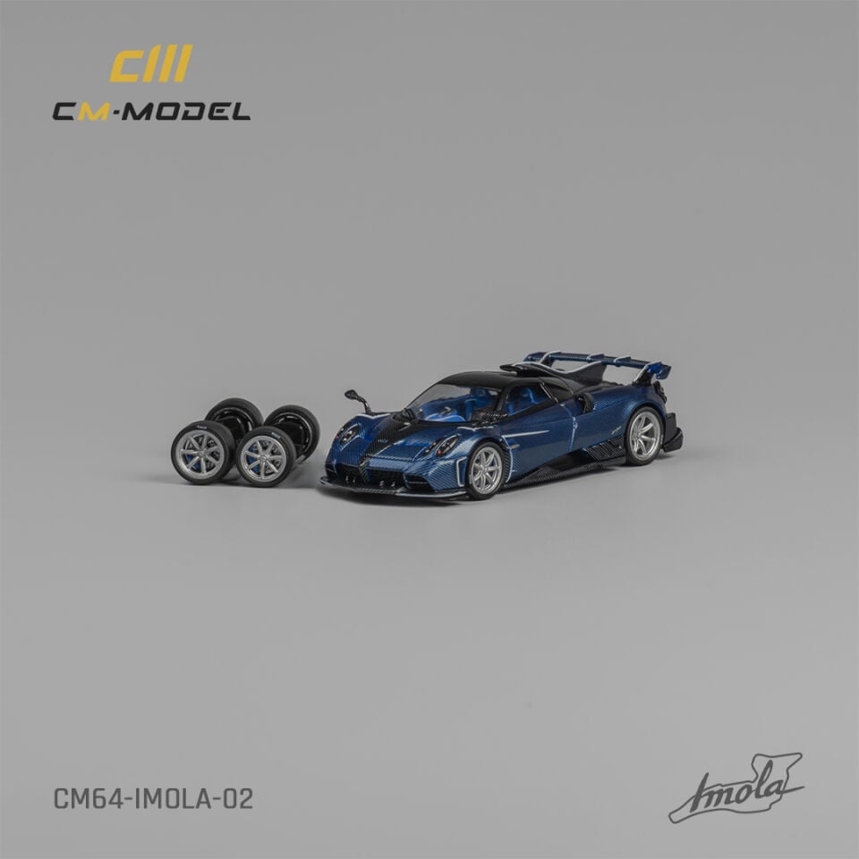 CMModel 1:64 Pagani lmola Blue Carbon