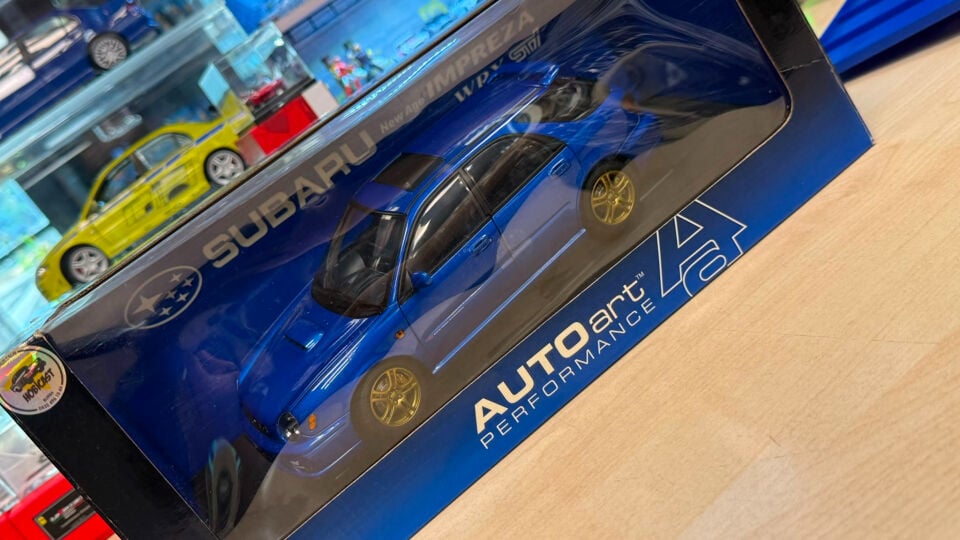 Autoart 1/18 Subaru Impreza Sti WRX New Age Wagon Estate Blue Rare