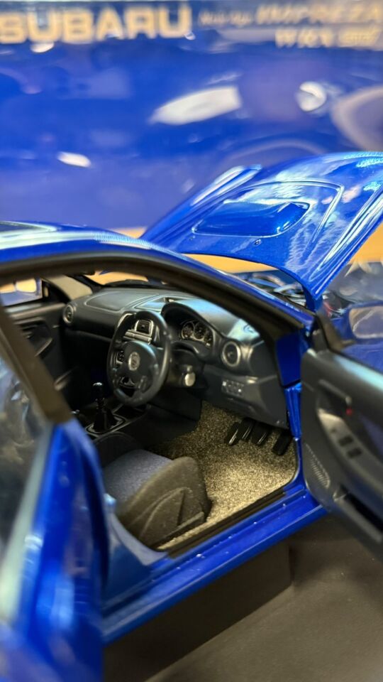 Autoart 1/18 Subaru Impreza Sti WRX New Age Wagon Estate Blue Rare