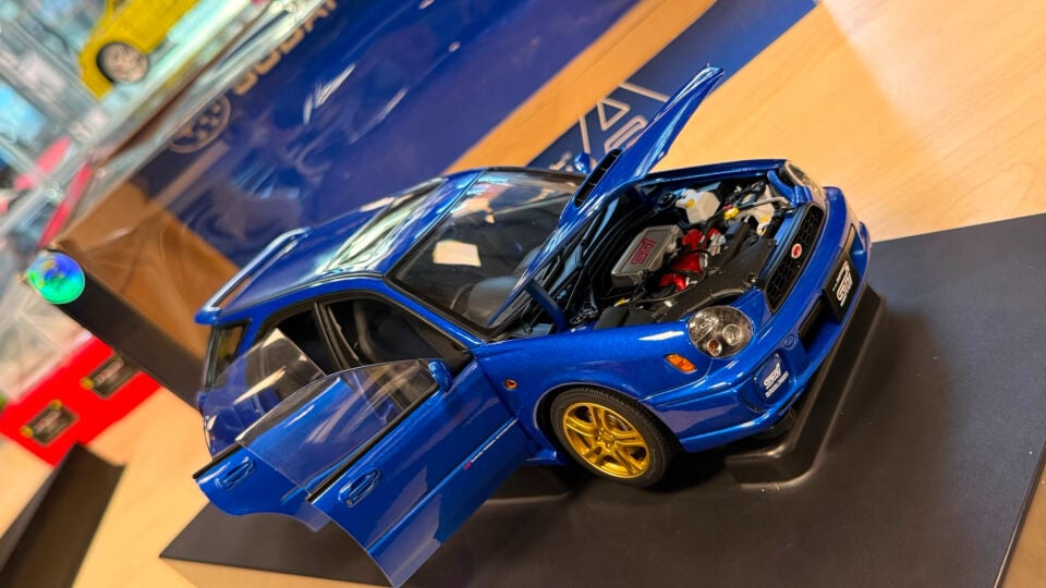 Autoart 1/18 Subaru Impreza Sti WRX New Age Wagon Estate Blue Rare