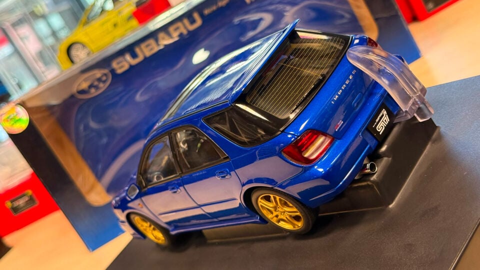Autoart 1/18 Subaru Impreza Sti WRX New Age Wagon Estate Blue Rare