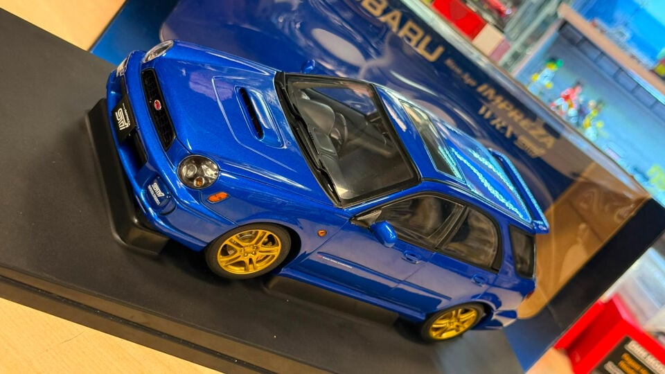 Autoart 1/18 Subaru Impreza Sti WRX New Age Wagon Estate Blue Rare