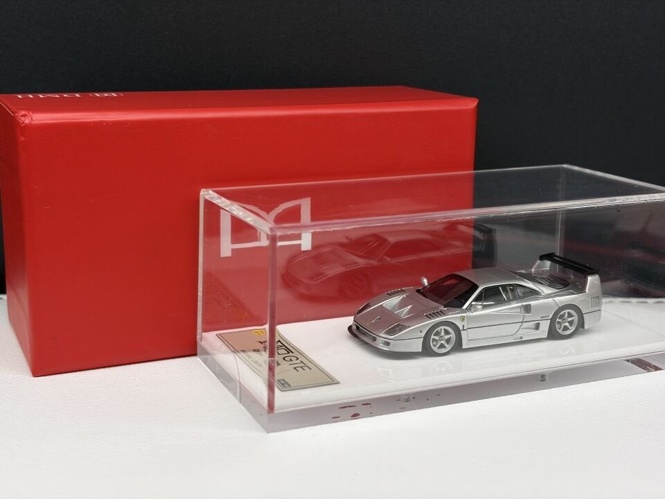 DMH FERRARI F40 GTE SILVER 1:64