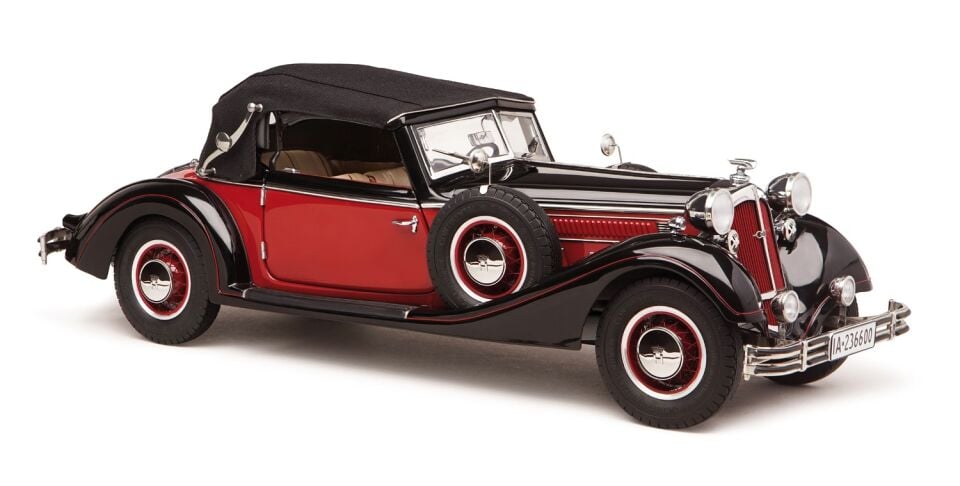 1:12 CMC   Horch 853, 1937, two-tone finish red/black