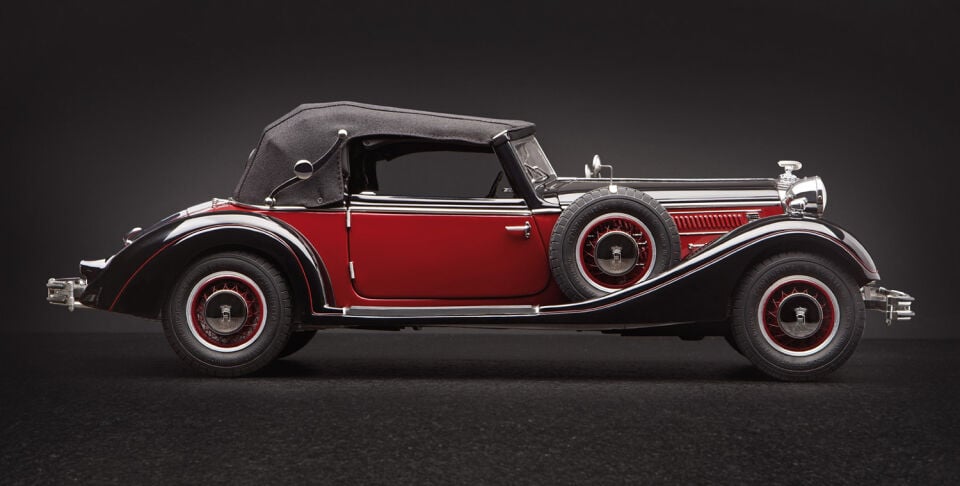 1:12 CMC   Horch 853, 1937, two-tone finish red/black