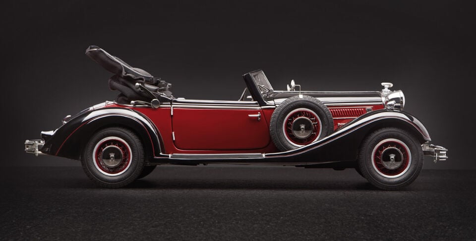 1:12 CMC   Horch 853, 1937, two-tone finish red/black