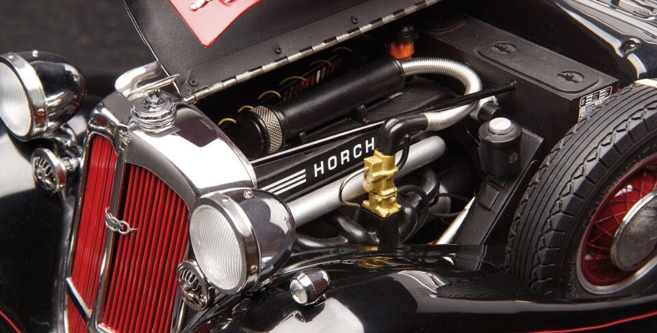 1:12 CMC   Horch 853, 1937, two-tone finish red/black