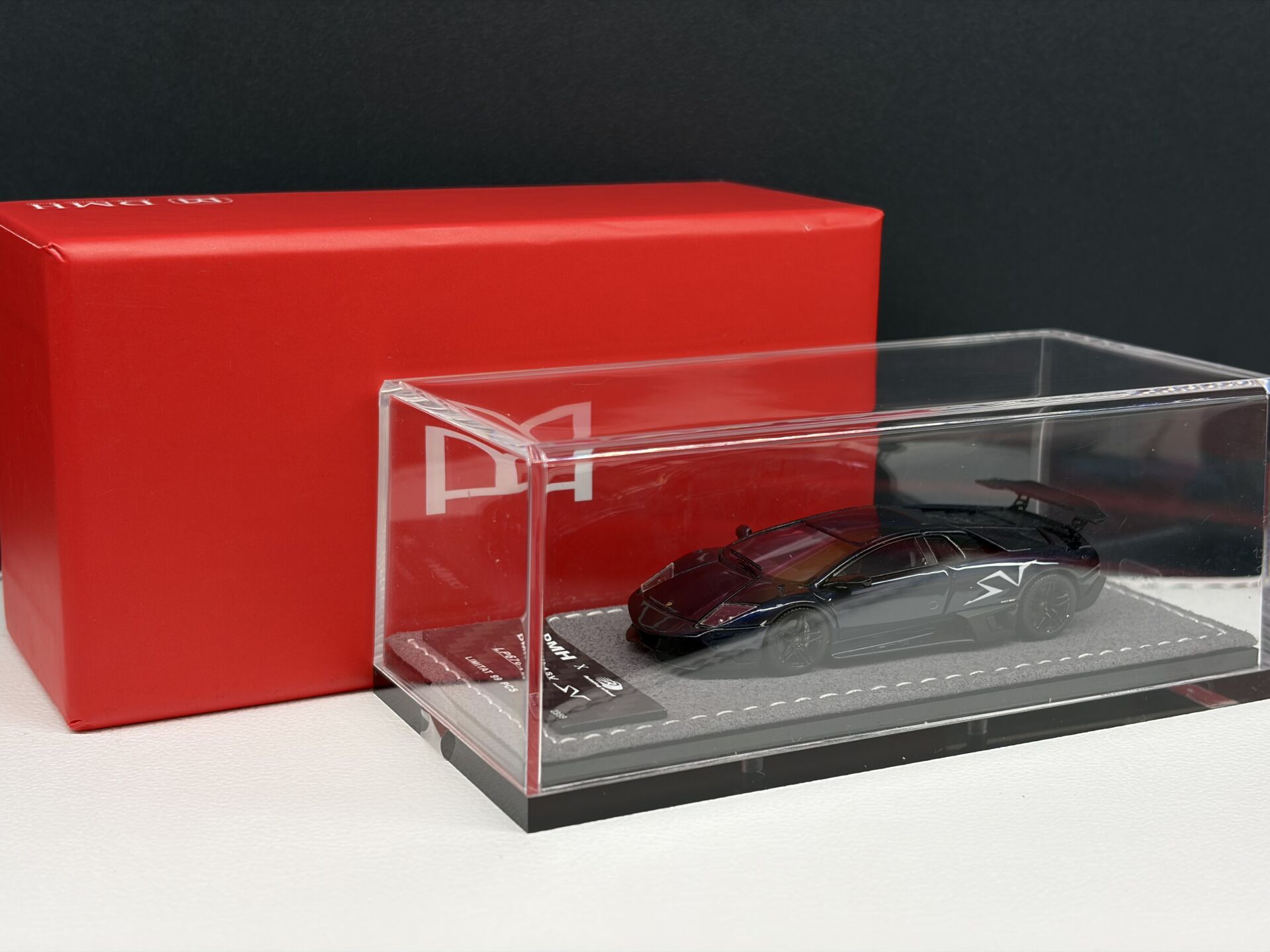 DMH LAMBORGHINI MURCIELAGO LP670-4 SV MIDNIGHT BLUE 1:64