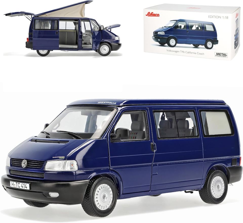 SCHUCO VOLKSWAGEN T4B CALİFORNİA COACH 1991 1:18